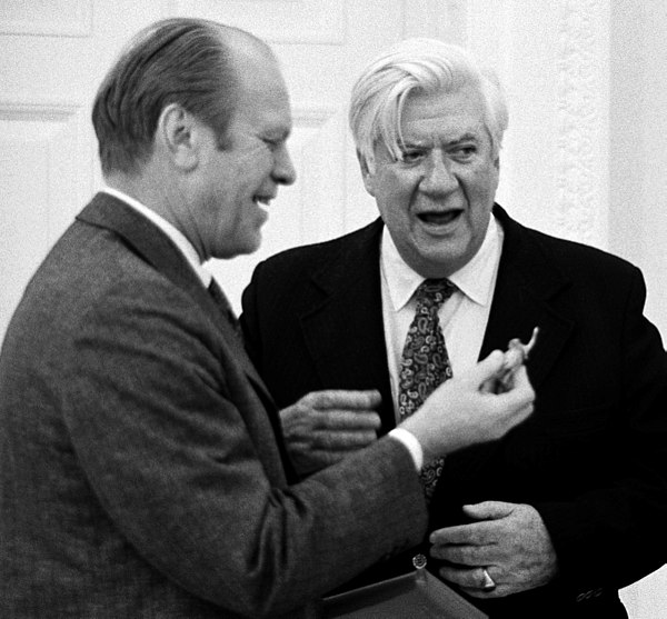 O'Neill with President Gerald Ford, 1976