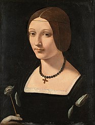 Retrato de dama como Santa Lucía, hacia 1509 (Museo Nacional Thyssen-Bornemisza, Madrid).