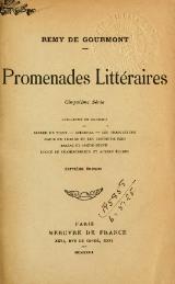 Gourmont - Promenades littéraires, sér5, 1923.djvu