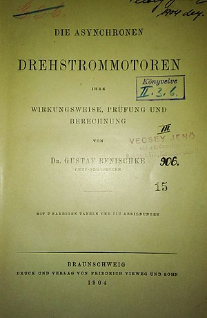 Gustav Benischke Die asynchronen Drehstrommotoren2.jpg