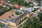 Luftbild des Gymnasiums Wendalinum
