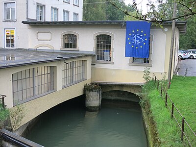 A small historic hydroelectric power plant in Switzerland, European Heritage Days 2017 (Europäische Tage des Denkmals am 10. September)