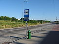 Polski: Przystanek autobusowy obok Hali Sportowo-Widowiskowej w Gdyni English: Bus stop near Gdynia Sports Arena