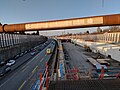 Bauarbeiten an der Oströhre (Brücke Wördemanns Weg Richtung Norden 2018)