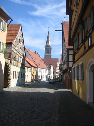 <span class="mw-page-title-main">Wolframs-Eschenbach</span> Town in Bavaria, Germany