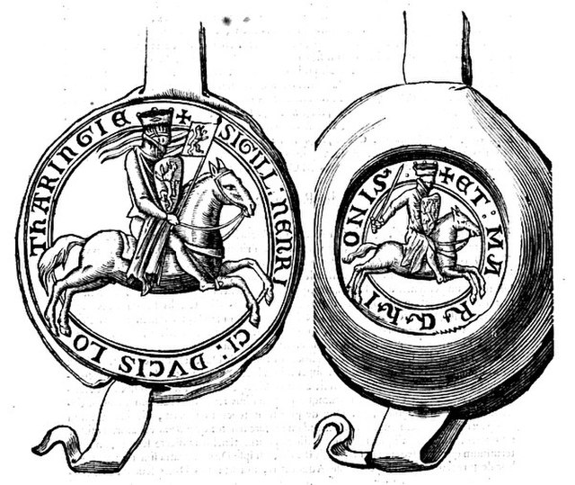 Effigy of Henry on his seal