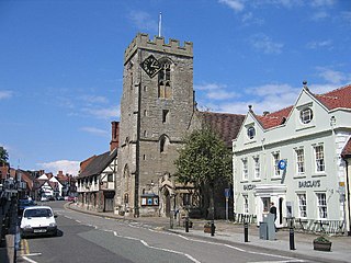 Henley-in-Arden Town in Warwickshire, England