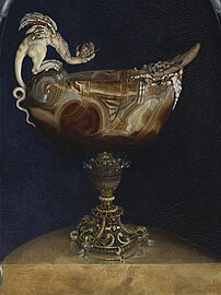 Vase de jaspe de Sicile ; aiguière d’agate