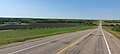 Highway 9 travelling through the Souris River Valley