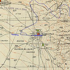 Historical map series for the area of Kawkab al-Hawa (1940s with modern overlay).jpg