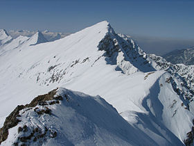 Vue du Plattberg depuis le Pfuitjöchl.