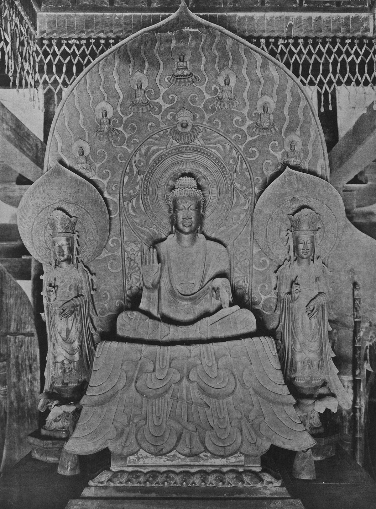 File:Horyuji Monastery Sakya Trinity of Kondo (178).jpg - 维基百科 