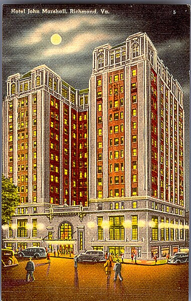 File:Hotel John Marshall, Richmond, Virginia Postcard.jpg