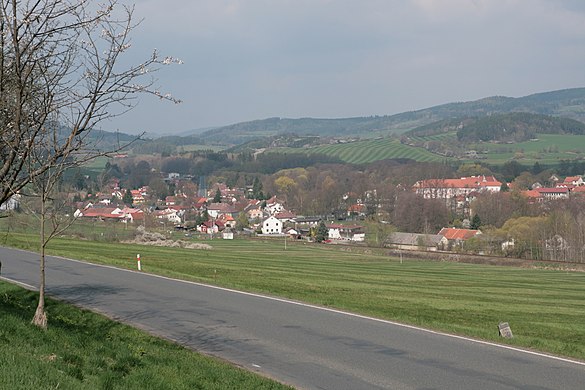 Hrádek : vue générale.