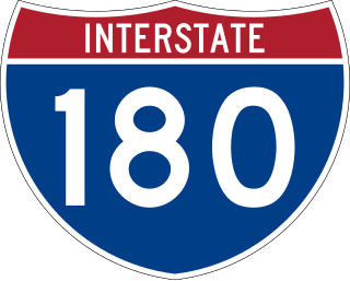 <span class="mw-page-title-main">Interstate 180 (Pennsylvania)</span> Highway in Pennsylvania