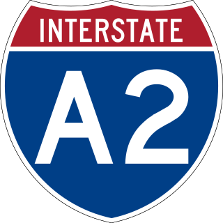 Interstate A-2 marker