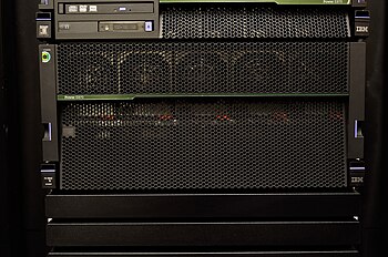 IBM Power E870 can be configured with up to 80 POWER8 cores and 8 TB of RAM. IBM Power Systems E870.jpg