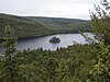 The Pines Island (Île aux pins) in Lake Wapizagonke, Parc national de la Mauricie