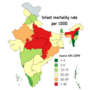 Thumbnail for List of Indian states by infant mortality rate