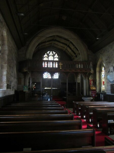 File:Interior of Church of St Ebba, Beadnell - geograph.org.uk - 3634025.jpg