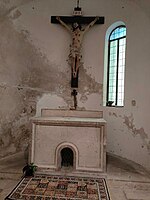 Altar of the crypt of St. Berniero in the Basilica of St. Peter Alli Marmi. Interior of the crypt 4.jpg