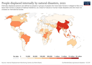 World map for Indicator 11.5.1 in 2017: "Internally displaced persons from natural disasters" Internally-displaced-persons-from-disasters.png