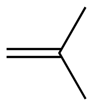 <span class="mw-page-title-main">Isobutylene</span> Hydrocarbon compound (H2C=C(CH3)2)