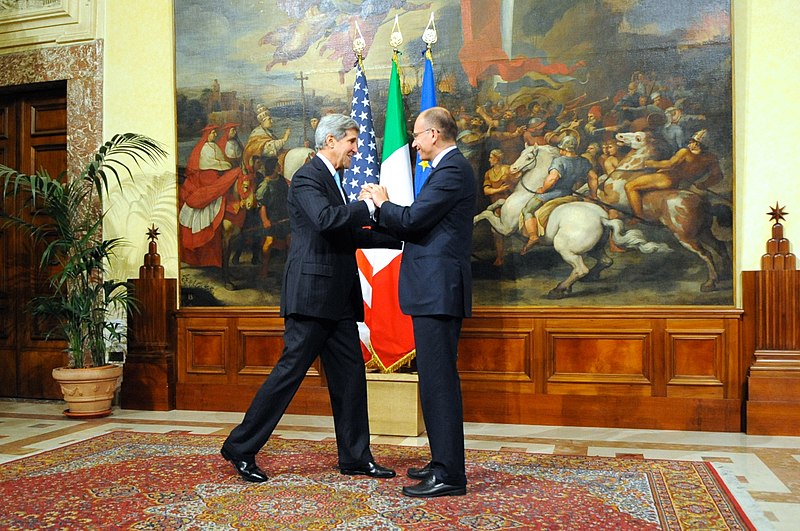 File:Italian Prime Minister Letta Greets Secretary Kerry (10438258116).jpg