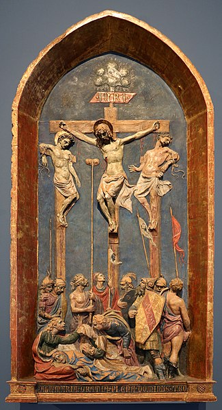 File:Jacopo della quercia (cerchia), crocifissione, da s.m. in monteluce a perugia, siena 1420 ca. 01.jpg