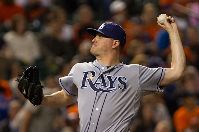 Pitcher Jake McGee was signed as a free agent during Summer Camp