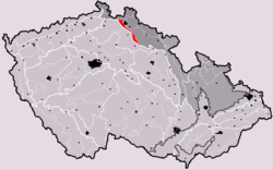 Ještědsko-kozákovský hřbet na mapě Česka