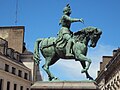 Joan of Arc lovas szobra