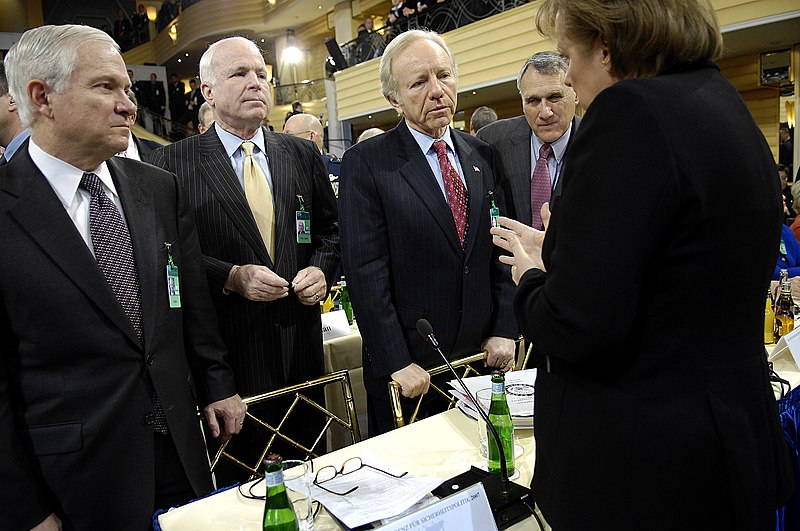 File:John McCain and Joe Lieberman Conference on Security Policy in Munich.jpg