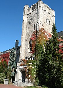 Johnston Hall Clock Tower, University of Guelph Johnston Hall - Clock Tower.JPG