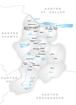 Oberurnen - Localizazion