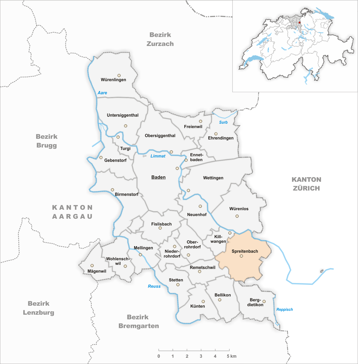 Kanton aargau gemeinden