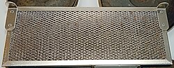 Kitchen hood filter after being washed in a dishwasher.jpg