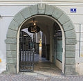 English: Portal, Herrengasse #1 Deutsch: Portal, Herrengasse 1