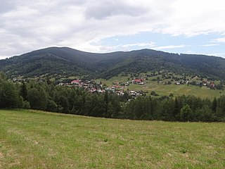 Sopotnia Wielka Village in Silesian, Poland