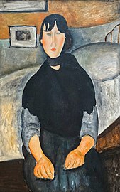 Amedeo Modigliani, Young Woman of the People, 1918