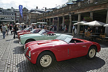 Foto av en Lancia Aprilia-edderkopp Ghia fra 1947