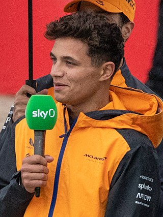 <span class="mw-page-title-main">Lando Norris</span> British and Belgian racing driver (born 1999)