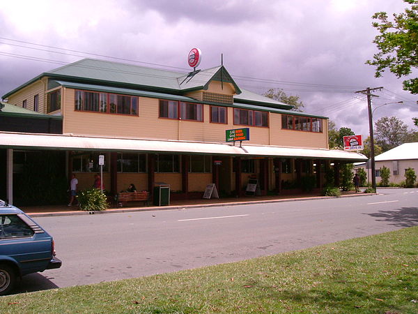 Landsborough Pub, opposite the Landsborough railway station