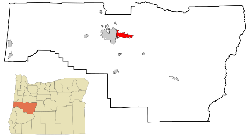 File:Lane County Oregon Incorporated and Unincorporated areas Springfield Highlighted.svg