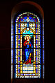 Vitrail Jésus de la chapelle Notre-Dame.