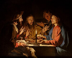 Supper at Emmaus with candlelight♥ by Matthias Stom