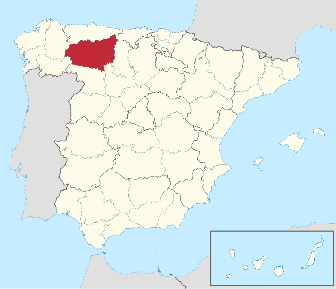 File:Leon in Spain (plus Canarias).svg