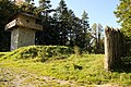 Rekonstruierter Limes mit Wachturm in Großerlach