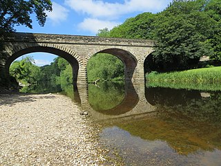 Linton Bridge Grade II listed road bridge in West Yorkshire, England