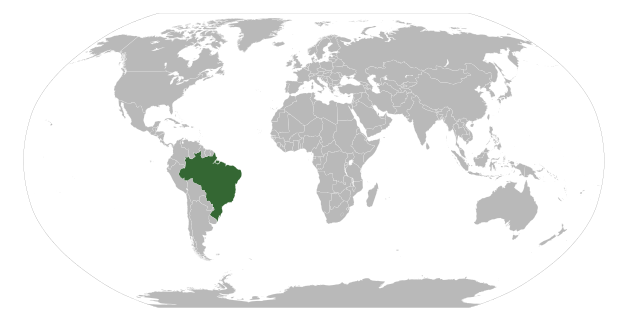 Location of Brazil